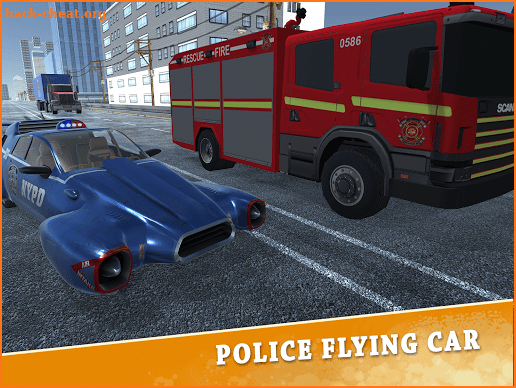 Flying Taxi and Police Car Games screenshot