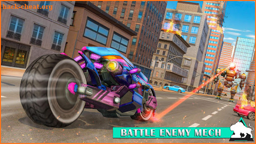 Flying Tiger Robot: Flying Bike Transformation screenshot