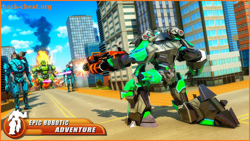 Flying Tractor Robot Transform Games screenshot