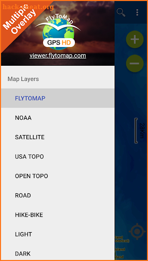 FlyToMap All in One GPS Charts Marine and Lakes screenshot