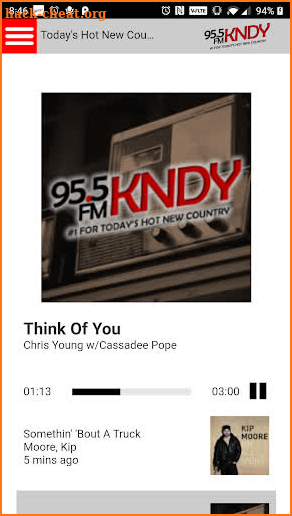 FM 95.5 KNDY screenshot