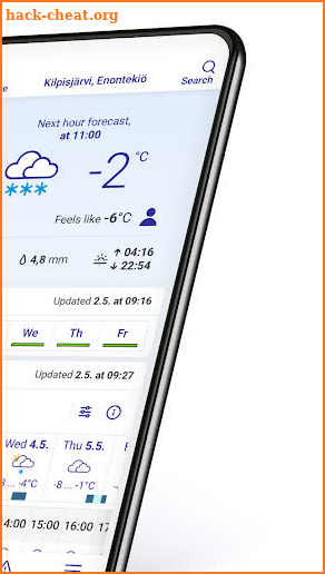 FMI Weather screenshot