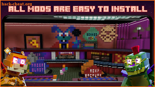 FNAF Breach Mods for Minecraft screenshot