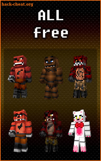 Fnaf skins screenshot