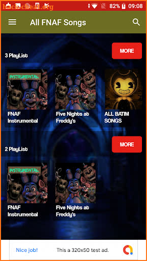 🔥 FNAF SONGS 🎵 Music Video App for Fans screenshot