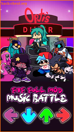 FNF Beat Battle Blue Monster screenshot