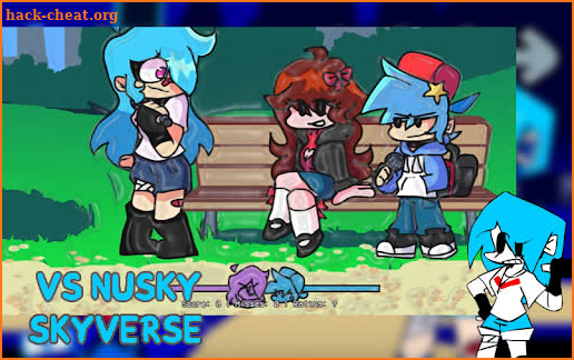 FNF vs NuSky & Skyverse screenshot