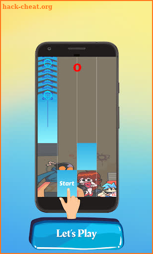 FNF Whitty - Friday Night Funkin Piano Tiles Game screenshot