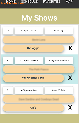 FoCo Gorilla Music (FoCoMX Schedule) screenshot