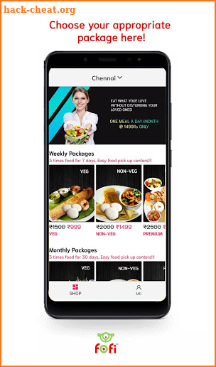 FOFI Foods - Daily Catering Food Delivery Service screenshot