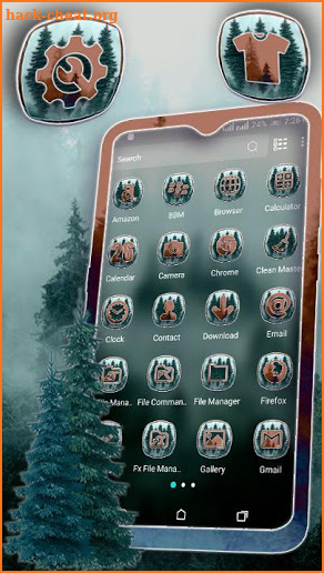 Foggy Forest Theme Launcher screenshot