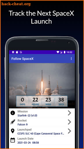 Follow SpaceX screenshot