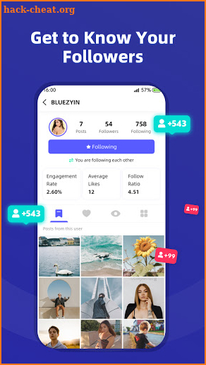 Follower Analyzer - get more real followers & like screenshot