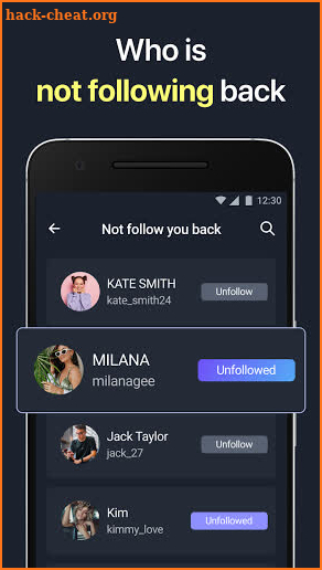 Follower Tracker for Instagram screenshot