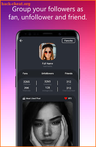 Followers Analytics & Unfollowers for Instagram screenshot