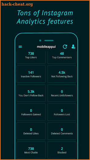 Followers & Reports Unfollow For Instagram Tracker screenshot