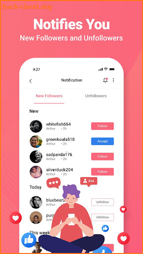 Followers & Unfollowers for Instagram screenshot