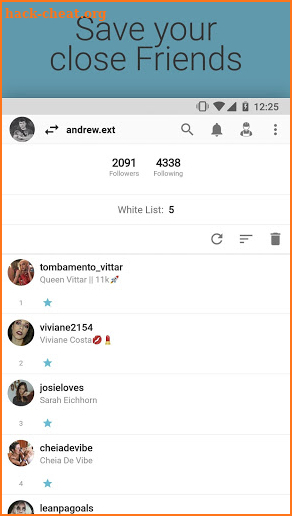 Followers Assistant Lite screenshot