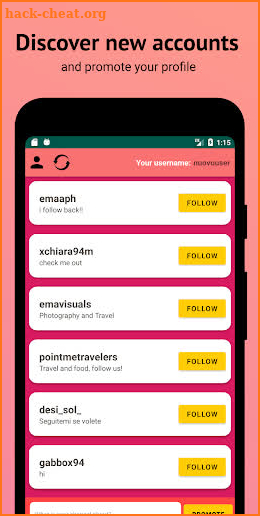 Followers Finder for Instagram screenshot