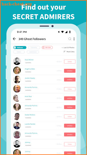 Followers Manager: Reports screenshot