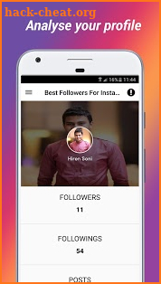 Followers, Unfollowers Analytics for Instagram screenshot