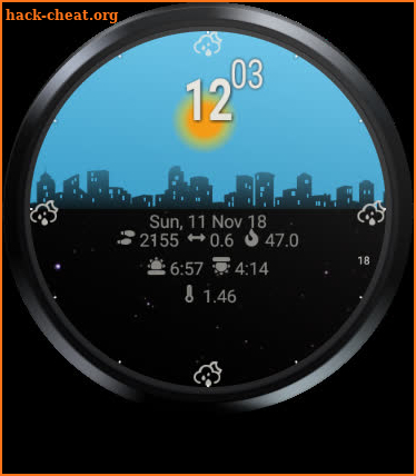 Following The Sun Watch Face f screenshot