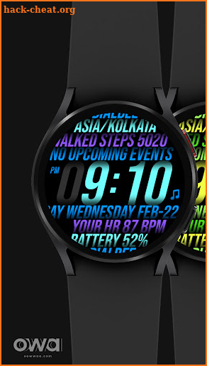 Font Art Watch Face 010 screenshot