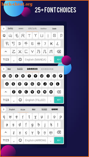 Font Keyboard | Emoji Kaomoji | ASCII Art | No Ads screenshot