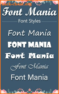 Font Mania screenshot