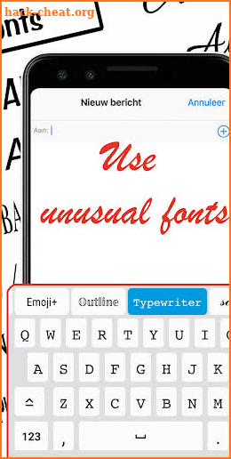 FontKeyboard screenshot