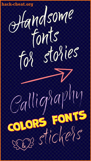 Fontly art fonts for Instagram screenshot