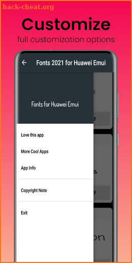 Fonts 2021 for Huawei Emui screenshot