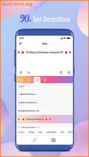 Fonts – Font App for Instagram, TikTok, Facebook screenshot