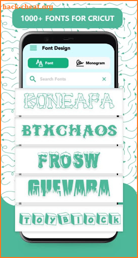 Fonts for Cricut Maker screenshot