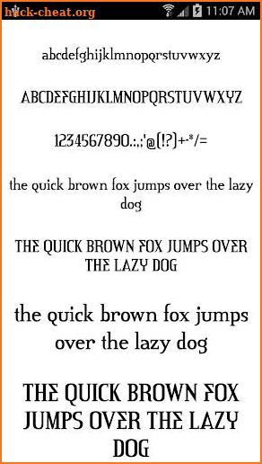 Fonts for FlipFont 50 #6 screenshot