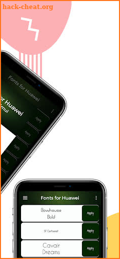 Fonts for Huawei and Emui screenshot