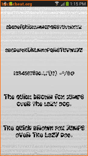 Fonts Love for FlipFont® Free screenshot