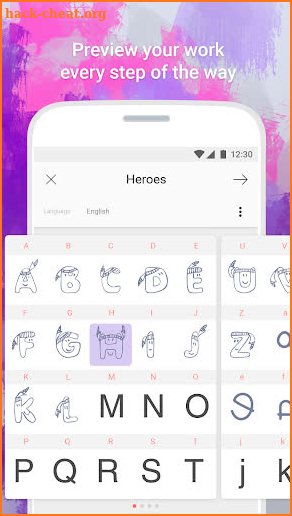 Fonty - Draw and Make Fonts screenshot