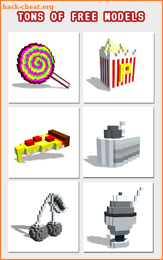 Food 3D Color by Number: Voxel Coloring Book Pages screenshot