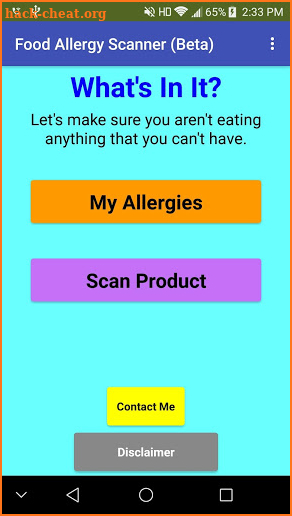 Food Allergy Scanner screenshot