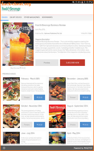 Food & Beverage Business screenshot