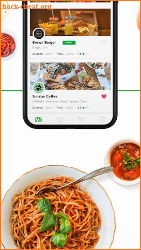 Food Beeper - Food delivery service in Algeria screenshot