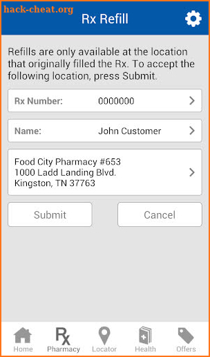 Food City Pharmacy Mobile App screenshot