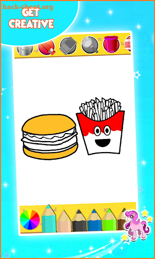 Food Coloring Game - Learn Colors for kids screenshot