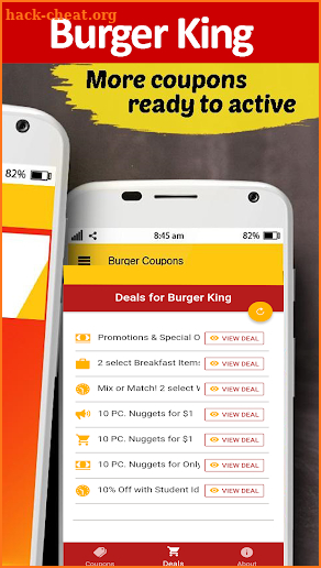 Food Coupons for Burger King 🍔🍹 screenshot