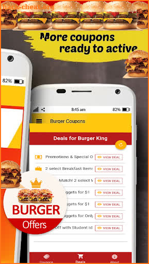 Food Coupons for Burger King - Hot Discounts 🔥🔥 screenshot