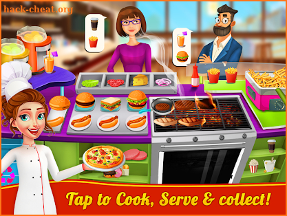 Food Court Cooking - Fast Food Mall Fever screenshot