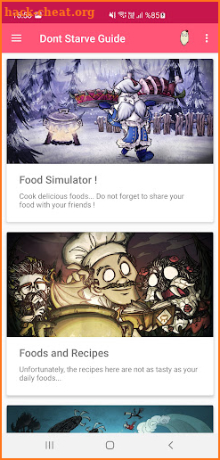 Food Guide For : Don't Starve screenshot