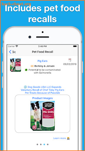 Food Recalls & Alerts screenshot