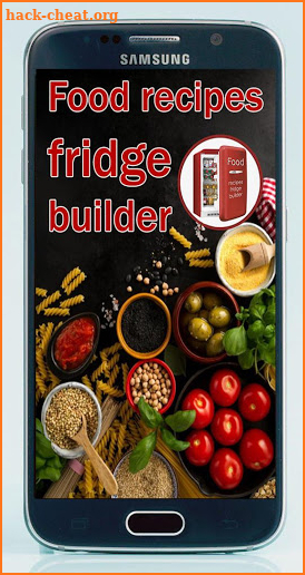 Food recipes fridge builder screenshot